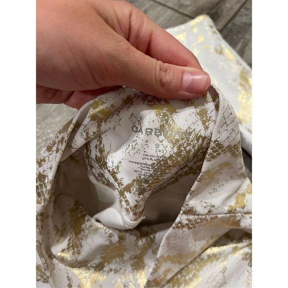 Carbon38 Metallic Snake Print Leggings Size Small - Picture 4 of 4